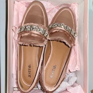 Justfab flats in blush